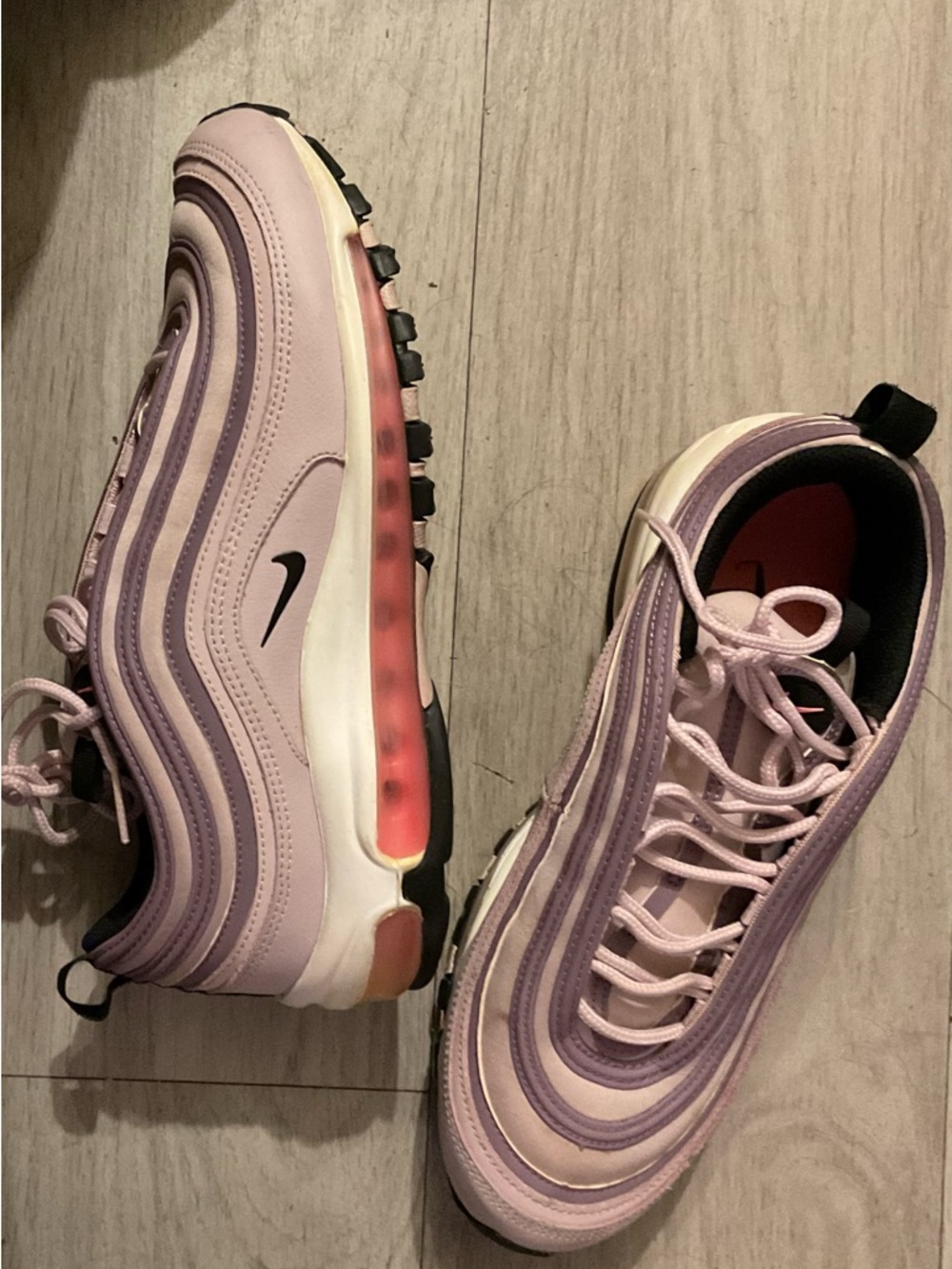 Nike Women's Pink & Lavender Retro-Style Sneakers - Picture 3 of 4